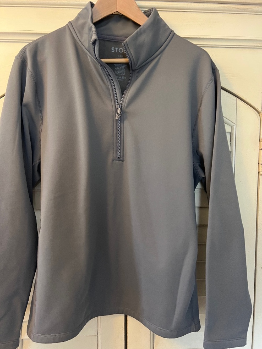 Stoic Gray Half Zip Pullover Mens Size